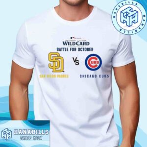 San Diego Padres Vs Chicago Cubs 2025 MLB National League Wild Card Series Matchup Shirt
