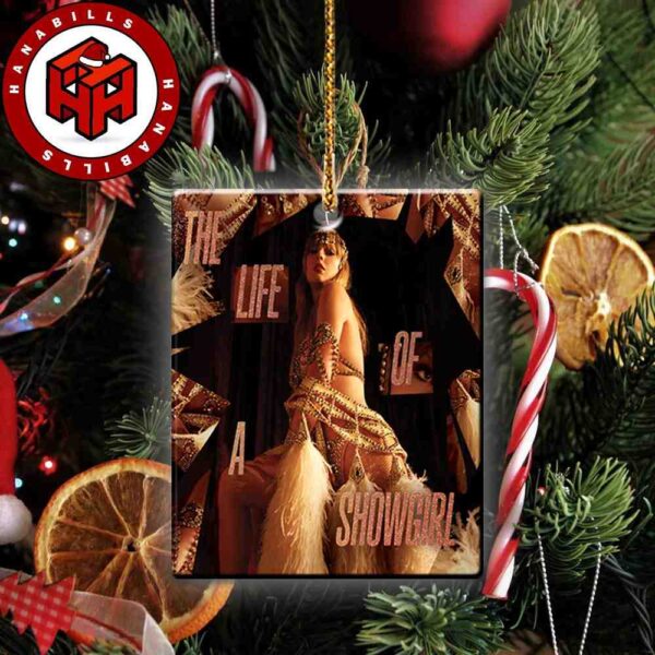 Taylor Swift Cover Album The Life Of A Showgirl The Crowd Is Your King Edition Holiday Tree Ornaments & Decorations