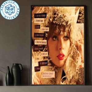 Taylor Swift Cover Album The Life Of A Showgirl The Crowd Is Your King Track List Edition Home Decor Poster Canvas