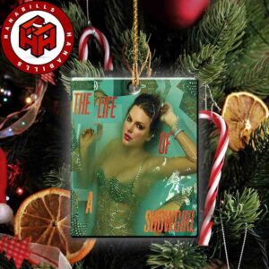 Taylor Swift New Album The Life Of A Showgirl October 3 2025 Holiday Tree Ornaments & Decorations