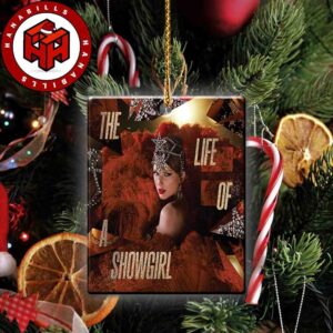 Taylor Swift The Life Of A Showgirl Album 2025 The Tiny Bubbles In Champagne Edition Holiday Tree Ornaments & Decorations