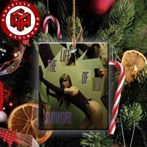 Taylor Swift The Life Of A Showgirl Album The Shiny Bug On October 3-5 2025 Holiday Tree Ornaments & Decorations