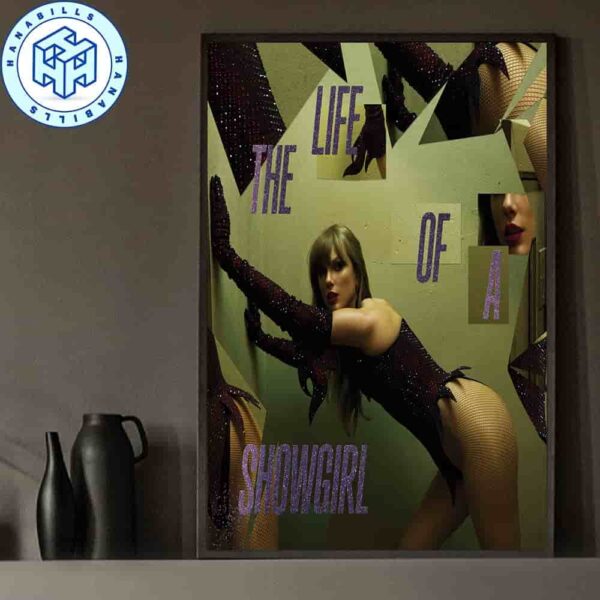 Taylor Swift The Life Of A Showgirl Album The Shiny Bug On October 3-5 2025 Home Decor Poster Canvas