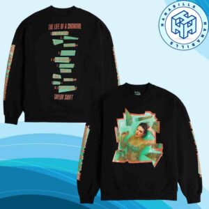 Taylor Swift The Life Of A Showgirl Tracklist All Over Print Longsleeve Shirt