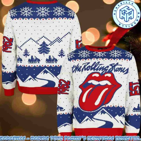 The Rolling Stones Est 1962 Family Memories And Christmas Gift Ugly Sweater