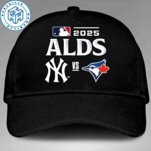 Toronto Blue Jays Vs New York Yankees 2025 MLB ALDS Matchup Logo Hat-Cap
