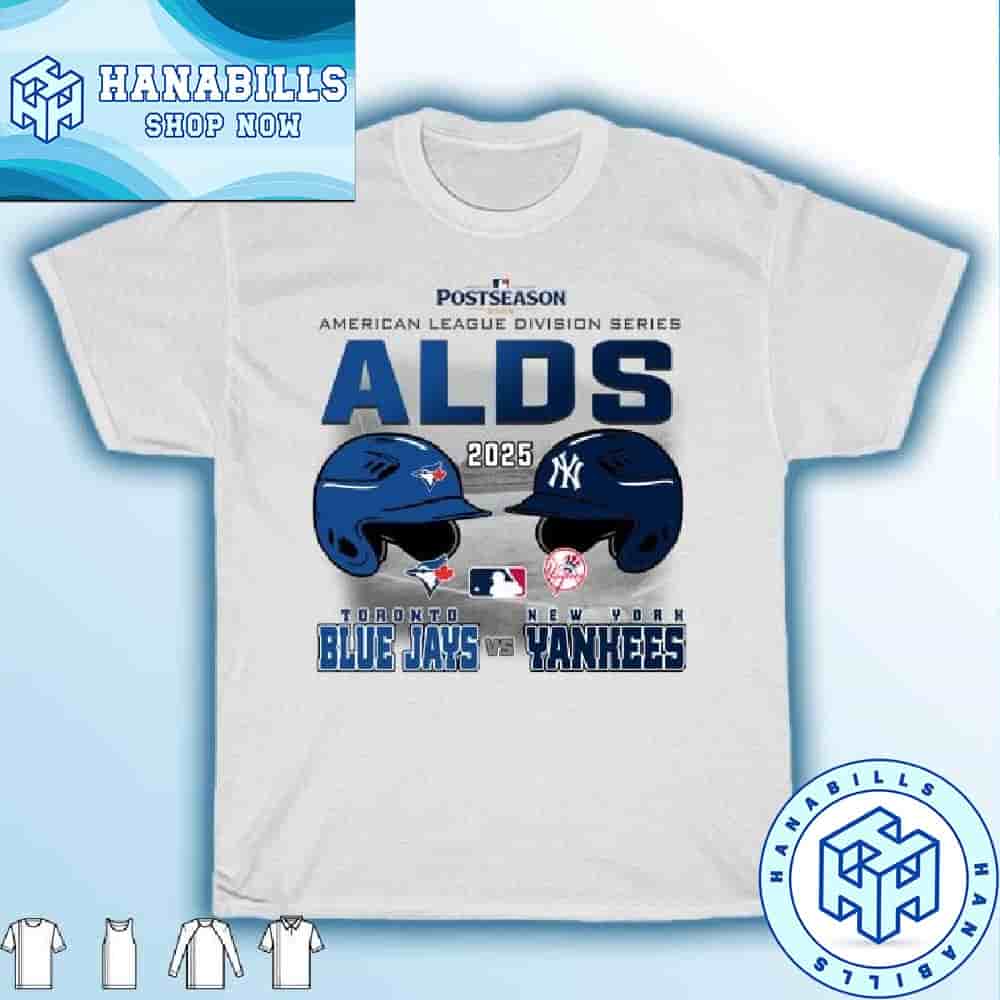 Toronto Blue Jays Vs New York Yankees 2025 MLB Postseason ALDS American League Division Series Unisex T-Shirt