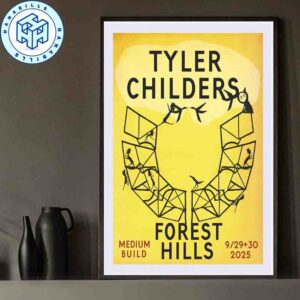 Tyler Childers Forest Hills NY 2025 Show On September 29-30 At Forest Hills Stadium Home Decor Poster Canvas